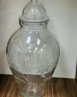 بانکه بلور بدنه تراش آنتیک‌