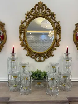 ست هفت سین طرح باکارات فرانسه - مرجع تخصصي فروش اجناس قدیمی، عتیقه جات، لوازم لوكس و آنتیک اروپایی