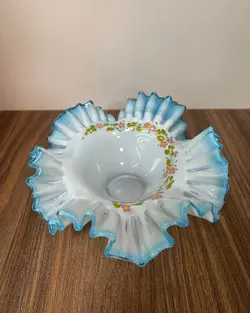 شیرینی خوری لب چین فیروزه ای تک نفره