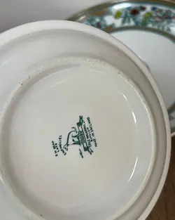 پیاله و‌ پیش دستی کشمیری طرح قدیم