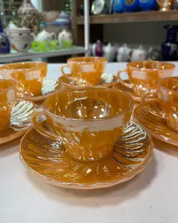 فنجان و نعلبکی چایخوری بارفتن اصل آمریکا و قدیمی