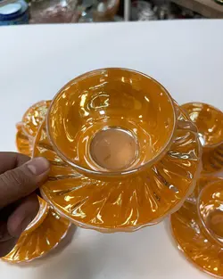 فنجان و نعلبکی چایخوری بارفتن اصل آمریکا و قدیمی