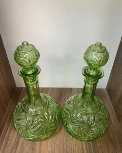 یک جفت تنگ‌ دوغ خوری دوپیچ قدیمی