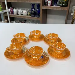 فنجان و نعلبکی بارفتن مکزیکی قدیمی