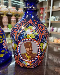 تنگ و کوزه قلیان مظفری قدیمی و کم یاب