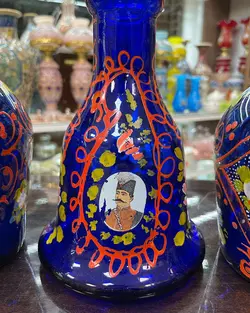 تنگ و کوزه قلیان مظفری قدیمی و کم یاب