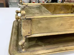 منقل و سینی برنجی قدیمی