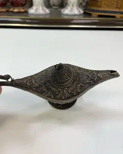 پیه سوز برنجی طرح چراغ جادو و طرح قدیم