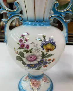 یک جفت گلدان کاپی قصاعی قدیمی