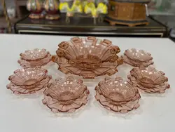 سرویس چهارده پارچه کریستال اصل چک و قدیمی