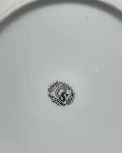 بشقاب خورشتخوری گلسرخی ژاپنی قدیمی