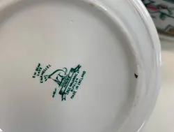 شش عدد کاسه آبگوشتی کشمیری طرح قدیم مارک هاورانگلیس قطر ۱۸ سانت