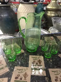 پارچ و لیوان چک اصل قدیمی