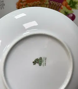 هفت پارچه کیک خوری معروف به مدل سبد میوه ساخت ژاپن و قدیمی