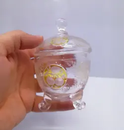 نقل خوری قدیمی بوهمیا چک کاملا سالم فوق العاده زیبا تمام کار دست قطر ۷ ارتفاع ۱۲