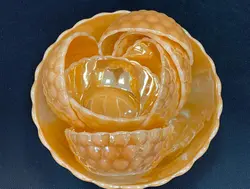 هفت پارچه بارفتن اصل آمریکا قدیمی قطر پیاله ۱۰ کاسه ۲۱ سانت کاملا سالم و نو درجه یک و کم یاب