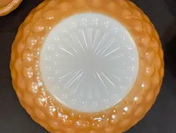 هفت پارچه بارفتن اصل آمریکا قدیمی قطر پیاله ۱۰ کاسه ۲۱ سانت کاملا سالم و نو درجه یک و کم یاب