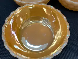 هفت پارچه بارفتن اصل آمریکا قدیمی قطر پیاله ۱۰ کاسه ۲۱ سانت کاملا سالم و نو درجه یک و کم یاب