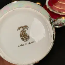 یک جفت قندان لاکی دنسی قدیمی مارک ژاپن کاملا سالم و نو