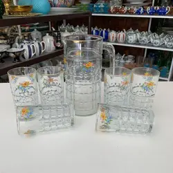 پارچ و لیوان فرانسه قدیمی