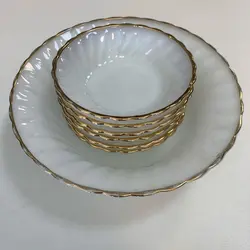 هفت پارچه بارفتن امریکایی اصل و قدیمی نونو استفاده نشده قطر ۲۱ و ۱۲ سانت