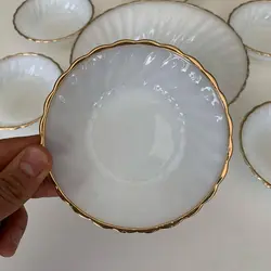 هفت پارچه بارفتن امریکایی اصل و قدیمی نونو استفاده نشده قطر ۲۱ و ۱۲ سانت