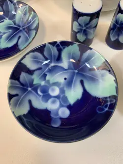 ۹ پارچه انار خوری ژاپنی قدیمی