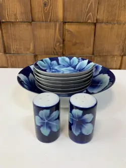 ۹ پارچه انار خوری ژاپنی قدیمی