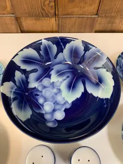 ۹ پارچه انار خوری ژاپنی قدیمی