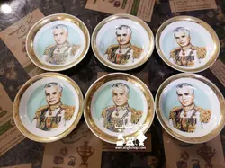 ۶ عدد نعلبکی شاه ژاپنی قدیمی و اصل کم یاب سالم و زیبا