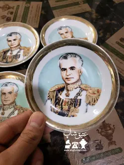 ۶ عدد نعلبکی شاه ژاپنی قدیمی و اصل کم یاب سالم و زیبا