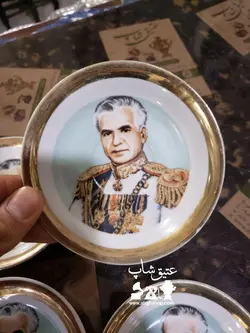 ۶ عدد نعلبکی شاه ژاپنی قدیمی و اصل کم یاب سالم و زیبا