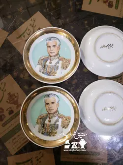 ۶ عدد نعلبکی شاه ژاپنی قدیمی و اصل کم یاب سالم و زیبا