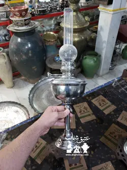 هر عدد چراغ گردسوز جکی روس اصل قدیمی و کم یاب ارتفاع با حباب ۶۰ سانت،جفت نیستند و یکی از آنها روی بدنه مقداری تورفتگی دارد