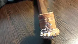 چپق قاجاری کاملا سالم چوب عناب ۶ پر طول ۲۱ سانت