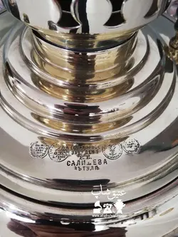 سماور دسته کاپی قدیمی روسی پرداخت شده قدمت بالای ۸۰ سال ارتفاع ۵۳ وزن ۶ کیلو مهر زنده کاملا فابریک، بکر ودست نخورده بدون کوچکترین ایراد