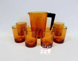 پارچ و لیوان قدیمی ورکو فرانسه اصل و کم یاب