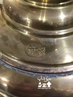 سماور نفتی عالی نسب قدیمی فوق العاده زیبا پرداخت شده کاملا سالم و تمیز قابل استفاده و با دکوراتیوعالی (فقط سرویس سماور جدید )