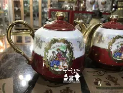 یک جفت قوری دنسی ژاپنی قدیمی سایز متوسط تمیز و زیبا