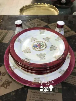 خیارخوری دنسی ژاپنی قدیمی خیارخوری دنسی ژاپنی قدیمی فوق العاده زیبا کاملا سالم و تمیز قطر بشقاب ۲۵ پیش دستی ۱۹ ارتفاع نمکدان ۸