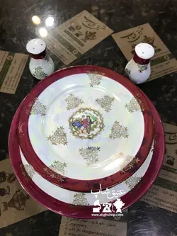 خیارخوری دنسی ژاپنی قدیمی خیارخوری دنسی ژاپنی قدیمی فوق العاده زیبا کاملا سالم و تمیز قطر بشقاب ۲۵ پیش دستی ۱۹ ارتفاع نمکدان ۸