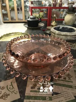 زیر و رو تیله ای کریستال اصل چک قدیمی با قدمت بالا، فوق العاده زیبا و کم یاب