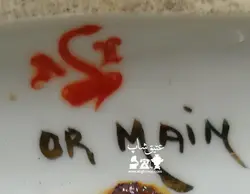 جفت گلدان چینی کتابی فرانسوی قدیمی، فوق العاده زیبا و کمیاب