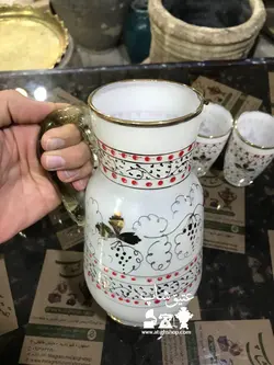 پارچ و لیوان قدیمی زیبا و آنتیک