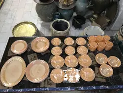 سرویس کریستال ۵۲ پارچه اصل مکزیکی قدیمی ، همگی تمیز و نو