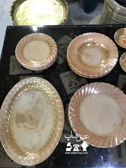 سرویس کریستال ۵۲ پارچه اصل مکزیکی قدیمی ، همگی تمیز و نو