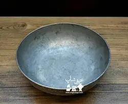 کاسه پرشالی مسی صفوی،قلم دور تا دور زنده و الماس تراش کلکسیونی