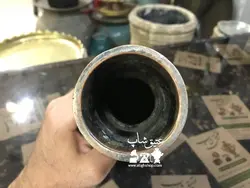 تنگ مسی قدمتدار صفوی، دور تا دور تمام قلم کهنه و زنده، کلکسیونی و موزه ای