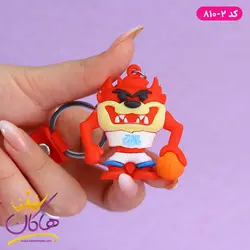 خرید جاکلیدی آویز سیلیکونی انیمیشن تاز |فروشگاه هاکان مد