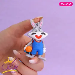 خرید جاکلیدی آویز سیلیکونی بانی خرگوشه | فروشگاه هاکان مد